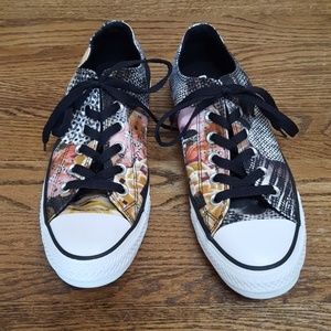 Converse Floral-pattern Low Tops
